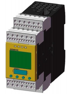 Реле безопасности SIRIUS контроль скорости 110-240В AC/DC 45мм пруж. клеммы rc мгновенная коммутация: 2НО задержка 0 sc: 2 электрический автозапуск/руководство en13849-1: до iec61508:3 Siemens 3TK28101KA42