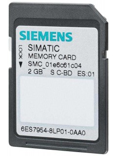 Карта памяти SIMATIC S7 MC для ЦПУ S7-1X00 3.3 В FLASH 2ГБайт Siemens 6ES79548LP020AA0