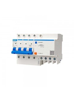Выключатель автоматический дифференциального тока 4п D 63А 100мА тип AC 6кА NXBLE-63 (R) CHINT 982748