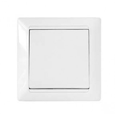 Переключатель проходной 1-кл. СП 10А IP44 бел. Bylectrica С6 10-879