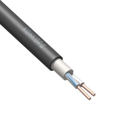 Кабель ВВГнг(А)-LSLTx 2х1.5 (N) 0.66кВ (уп.100м) Конкорд 4354