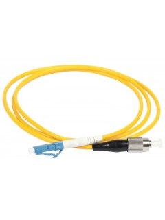 Патч-корд оптический коммутационный переходной для одномодового кабеля (SM); 9/125 (OS2); FC/UPC-LC/UPC (Simplex) (дл.50м) ITK FPC09-FCU-LCU-C1L-50M