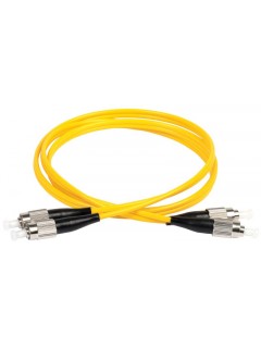 Патч-корд оптический коммутационный соединительный для одномодового кабеля (SM); 9/125 (OS2); FC/UPC-FC/UPC (Duplex) (дл.100м) ITK FPC09-FCU-FCU-C2L-100M