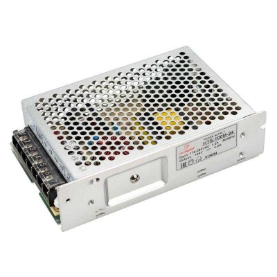 Блок питания HTS-100M-24 24В 4.2А 100Вт IP20 сетка 3 года Arlight 015034