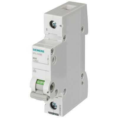 Выключатель нагрузки 100А 1-пол. Siemens 5TL11910
