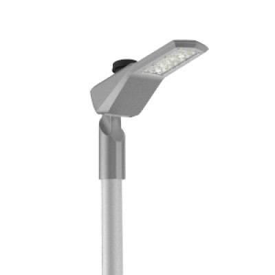 Светильник светодиодный Levante Yard 25Вт кронштейн 48мм 4000К уличный 1..10V NEMA RAL7045 сер. муар VARTON V1-S1-70648-40U05-6602540