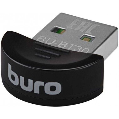 Адаптер USB BU-BT30 Bluetooth 3.0+EDR class 2 10м черн. BURO 341947