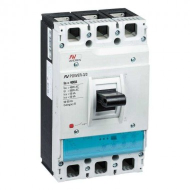 Выключатель автоматический 4п 400А 50кА AV POWER-3/4 ETU2.0 AVERES EKF mccb-34-4P-400-2.0-av