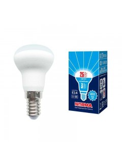 Лампа светодиодная LED-R39-3W/4000K/E14 /FR/NR Norma 3Вт матовая 4000К нейтр. бел. E14 (упак. картон) Volpe UL-00005626