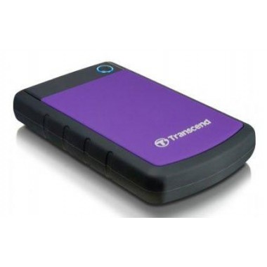 Диск жесткий USB 3.0 1Tb TS1TSJ25H3P StoreJet 25H3P (5400rpm) 2.5дюйм фиолет. Transcend 614899