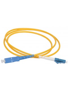 Патч-корд оптический коммутационный переходной для одномодового кабеля (SM); 9/125 (OS2); LC/UPC-SC/UPC (Simplex) (дл.5м) ITK FPC09-LCU-SCU-C1L-5M
