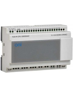 Контроллер программируемый логический (микро ПЛК) PLR-M. CPU DI16/DO10(R) 220В AC ONI PLR-M-CPU-26R00AAC