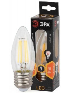 Лампа светодиодная филаментная F-LED B35-7W-827-E27 Эра Б0027950