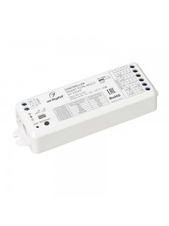 Контроллер SMART-TUYA-MULTI (12-24В 5х3А RGB-MIX 2.4G) (IP20 пластик 5 лет) Arlight 031679