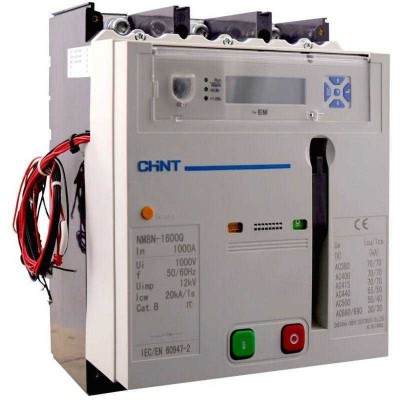 Выключатель автоматический 3п 1250А 50кА NM8N-1600S EM с электр. расцеп. LCD МП 230AC (R) CHINT 263292