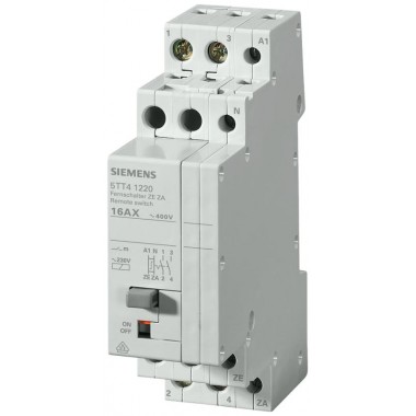 Выключатель дистанционный 2НО с функцией центрального on-off AC 230400В 16А контроль AC 24В Siemens 5TT41222