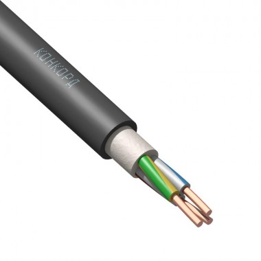 Кабель ПвПГнг(А)-HF 3х1.5 (N PE) 1кВ (м) Конкорд 8157