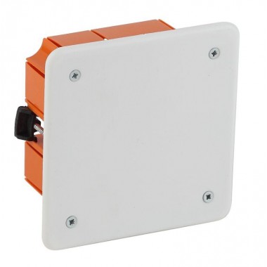 Коробка распаячная KRP 92х92х45мм для полых стен саморез. пласт. лапки крышка IP20 Эра Б0047261