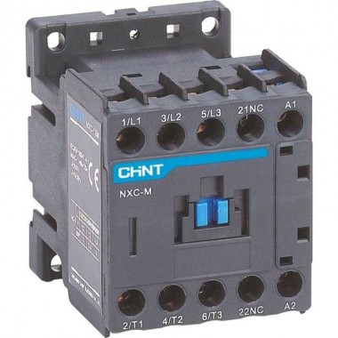 Контактор NXC-12M/22 12А кат. 220В AC 1НО+1НЗ AC-3 (R) CHINT 836616