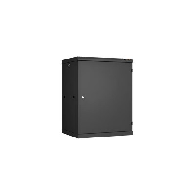 Шкаф настенный разборный 19дюйм 15U метал. дверь Ш600хВ770хГ450мм 2 пары монтажных направляющих черн. TLK TWC-156045-R-M-BK