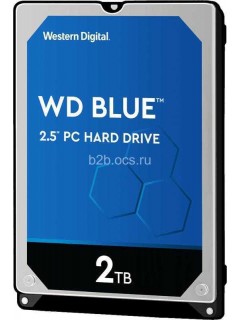 Диск жесткий WD20SPZX HDD WD SATAIII 2Tb 2.5дюйм Blue 5400 128Mb WD 1000469727