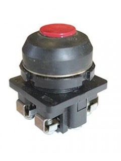 Выключатель кнопочный ВК30-10-02110-54 У2 2р цилиндр IP54 10А 660В красн. Электротехник ET052781
