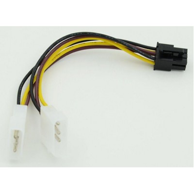 Кабель Molex 8980 PCI-E 6pin 0.15м 558030