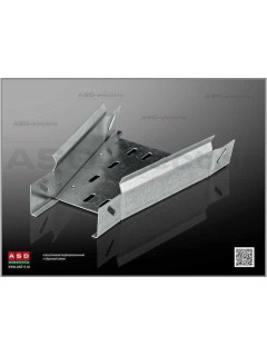 Отвод боковой ОБПц400х50 S=1.2мм перф. оцинк. ASD-electric EI-01.19.41.025
