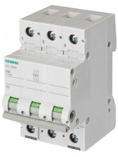Выключатель нагрузки 100А 3-пол. Siemens 5TL13910