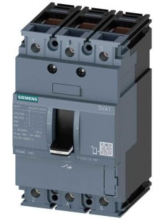 Выключатель в литом корпусе 3п 3VA1 IEC 160 класс откл.способности N ICU=25кА 415В TM210 FTFM IN=125А защ. от перегрузки Siemens 3VA11123ED360AA0