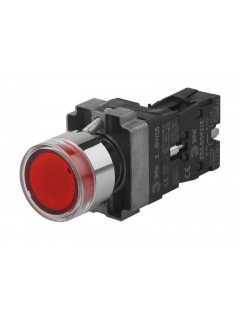 Кнопка управления LAY5-BW3461 с подсветкой красн. 1з BBT50-BW-K04E ЭРА Б0045661