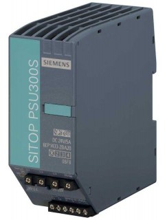 Блок питания SITOP стабилизированный 3ф PSU300S 24В/5А 400-500В выход 24В/5А Siemens 6EP14332BA20