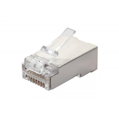 Вилка RJ45 Q-PLUG кат.5E FTP для полевой установки без цвета (уп.50шт) Eurolan 13A-F5-11WT