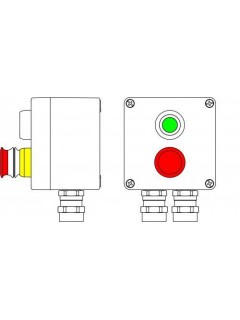 Корпус взрывозащищенный 120х120х90мм 1Ex d e IIC T6 Gb X /Ex tb IIIB T80град.С Db X / IP66 алюм. DKC 2201.121.19.03L