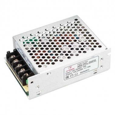 Блок питания ARV-PFL-24010 DC/DC 12-24В 10А PWM filter IP20 сетка Arlight 026545(1)