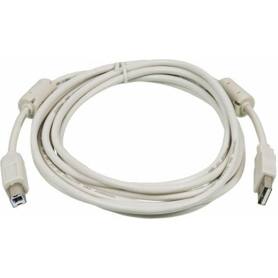 Кабель USB2.0-AM/BM-3M-MG USB A(m) USB B(m) 3м феррит. кольца сер. NINGBO 841876