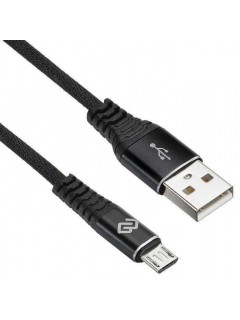 Кабель USB A(m) micro USB B (m) 2м черн. Digma 1084577