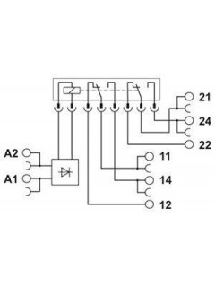 Модуль релейный PLC-RSC-12DC/21-21 Phoenix Contact 2967235