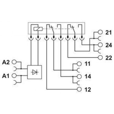 Модуль релейный PLC-RSC-12DC/21-21 Phoenix Contact 2967235