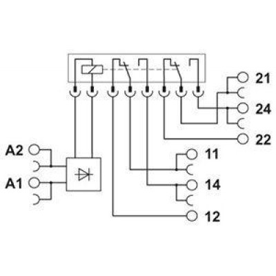 Модуль релейный PLC-RSC-12DC/21-21 Phoenix Contact 2967235