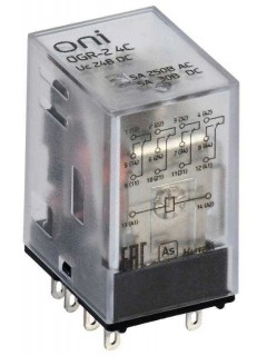 Реле общего назначения OGR-2 4C 24В DC ONI OGR-2-4C-DC24V