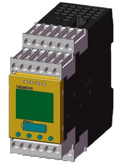 Реле безопасности SIRIUS контроль скорости 110-240В AC/DC 45мм винтовые клеммы схема включения мгновенная коммутация: 2НО схема включения задержка: 0 сигнальная схема: 2 электрический автозапуск Siemens 3TK28101KA41