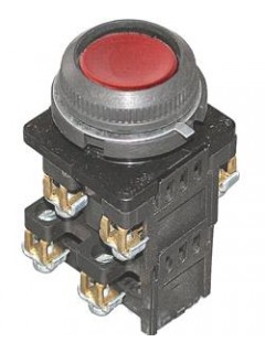 Выключатель кнопочный КЕ-182 У2 исп.1 4з цилиндр IP54 10А 660В красн. Электротехник ET561461