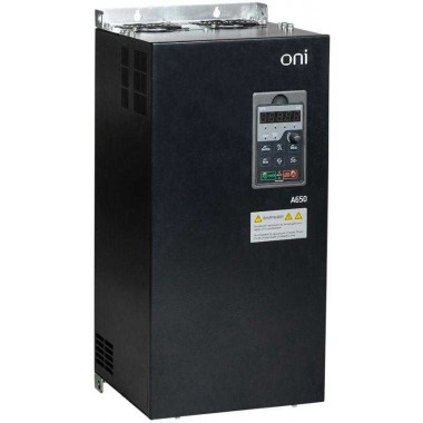 Преобразователь частоты A650 380В 3Ф 75кВт 150А вст. тор. ONI A650-33E75T