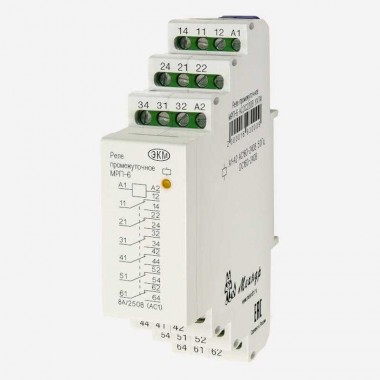 Реле промежуточное МРП-6 AC230В УХЛ4 Меандр A8302-16933932