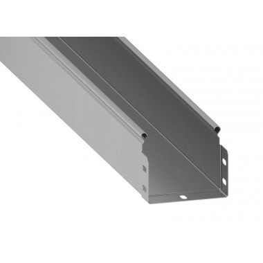 Лоток неперфорированный 400х80 L=3м S=1.0мм нерж. ASD-electric ST.4008.3010.INOX