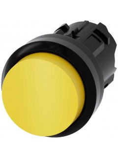 Актуатор кнопки 22мм кругл. пластик. кнопка желт. выступающ. без фиксации Siemens 3SU10000BB300AA0