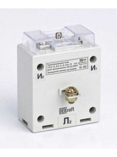 Трансформатор тока ТОП-0.66 0.5 75/5 5В.А DEKraft 50175DEK