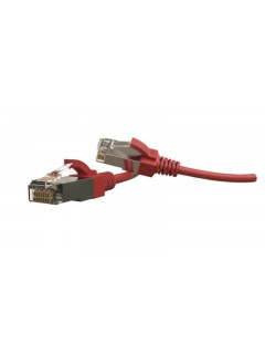 Патч-корд PC-LPT-SFTP-RJ45-RJ45-C6-5M-LSZH-RD S/FTP экранир. кат. 6 (100% Fluke Component Tested) 28AWG LSZH 5м красн. Hyperline 445791