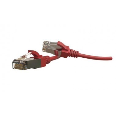 Патч-корд PC-LPT-SFTP-RJ45-RJ45-C6-5M-LSZH-RD S/FTP экранир. кат. 6 (100% Fluke Component Tested) 28AWG LSZH 5м красн. Hyperline 445791